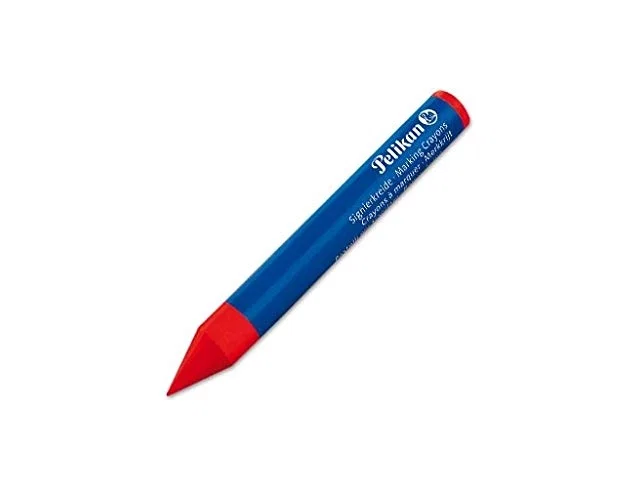 PELIKAN Dura 762 Crayones Marcadores Rojo (Caja de 12)