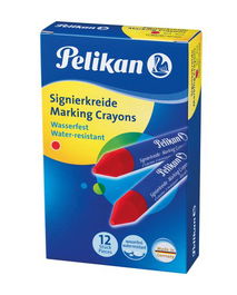Cera Marcadora Pelikan Dura 762 Rojo (Caja De 12) (701029)