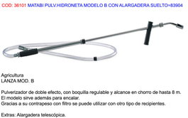 MATABI Pulverizador Hidroneta Modelo B con Alargadera