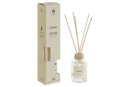 DKD Home Decor Ambientador Mikado Básico Coco Crema 50 ml 4 x 20 x 4 cm (6 Unidades)