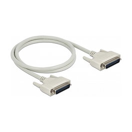 DeLOCK Cable Seriell D-Sub 25 Macho a Macho 1 m - 25 Pin - Beige