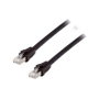 Equip Cable de Red Cat 8.1 S/FTP 5 m Negro - Cable de Ethernet S/STP de Alta Velocidad con Conectores RJ45
