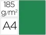 Guarro Cartulina Color Verde DIN A4 185 g - Paquete 50 Hojas, Color en Pasta, Certificado FSC, para Dibujo y Manualidades
