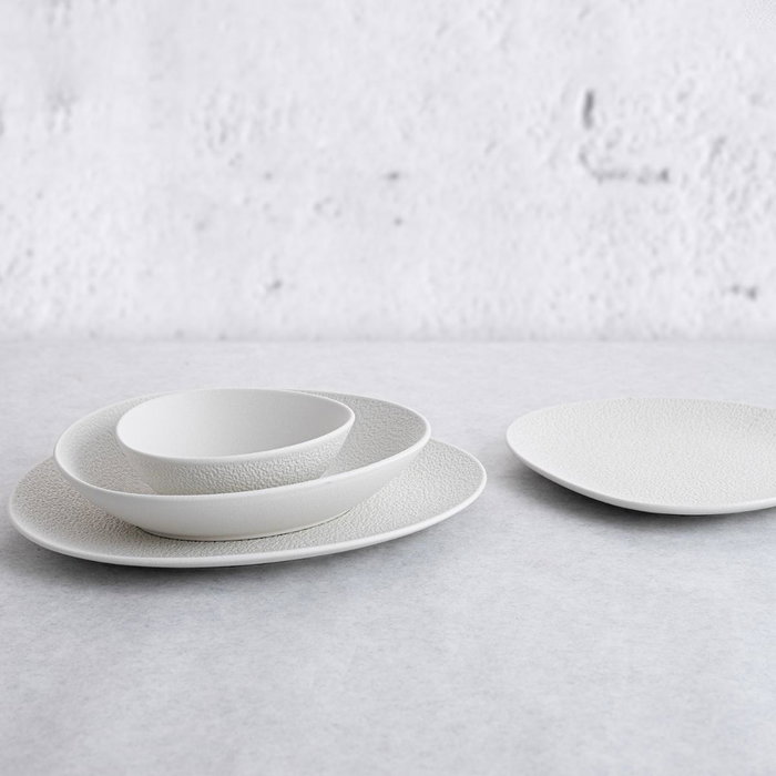 Bidasoa Plato Hondo Irregular Porcelana Fosil Blanco (18 Unidades) inevitable Bidasoa Plato Hondo Irregular Porcelana Fosil Blanco (18 Unidades) inevitable