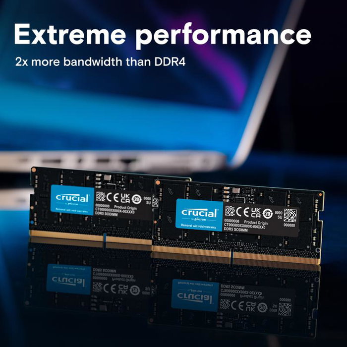 Crucial CT64G56C46S5 Memoria RAM 64GB DDR5 5600MHz SO-DIMM para Portátil