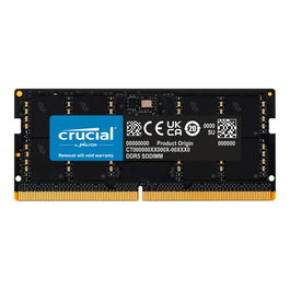 Crucial CT64G56C46S5 64GB DDR5-5600 SO-DIMM CL46 - Memoria para Portátil (1x64GB, Unbuffered, On-Die ECC)