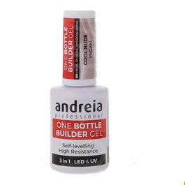 Andreia Builder Gel Low Viscosity One Bottle, Gel Constructor Profesional de Baja Viscosidad, Cool Nude, 14 ml