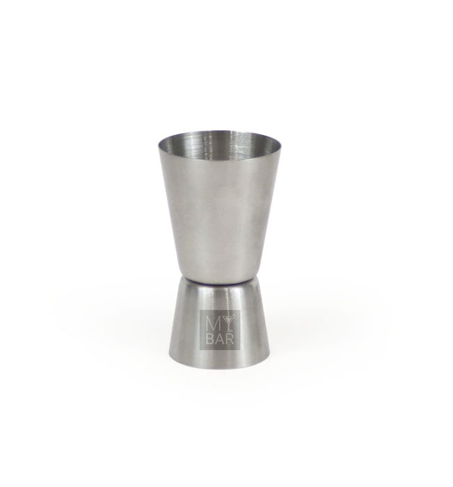 My Bar Medidor Doble Bebidas Inox. 15/30Ml 3,8 x 6,8 x 3,8 cm (24 Unidades)