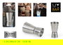 My Bar Medidor Doble Bebidas Inox. 15/30Ml 3,8 x 6,8 x 3,8 cm (24 Unidades)