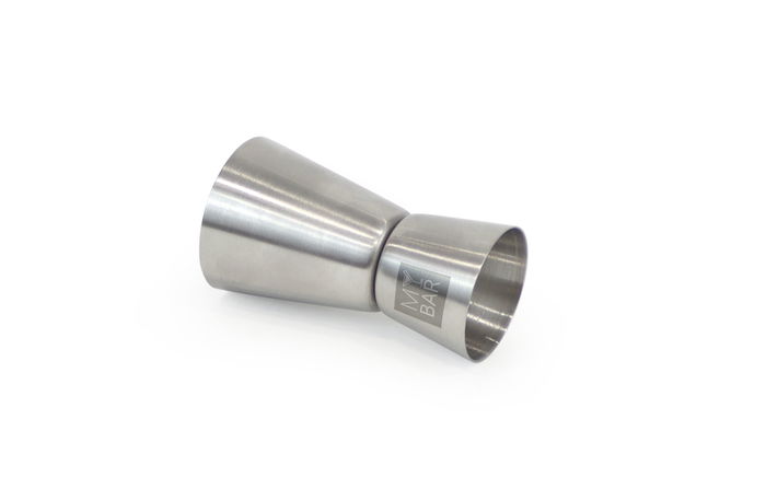 My Bar Medidor Doble Bebidas Inox. 15/30Ml 3,8 x 6,8 x 3,8 cm (24 Unidades)