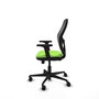 PIQUERAS Y CRESPO Silla de oficina Jorquera con mecanismo Sincro/Traslack, Pistacho y Negro