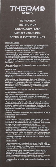 Thermosport Termo Inox 350Ml Soft Touch 3-Surt (6 Unidades)