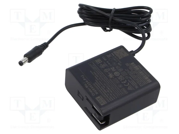 MEAN WELL NGE65I24-P1J Adaptador de Alimentación de 65W 24V DC MEAN WELL NGE65I24-P1J Adaptador de Alimentación de 65W 24V DC