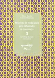 VISOR EDITORIAL, Programa de reeducación para dificultades en la escritura. Cuaderno 3. Aprendizaje - VISOR EDITORIAL
