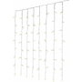 Lumineo Cortina LED Interconectable Multifunción, Luz Blanca Cálida, 200 LEDs, 1,5 x 2 m