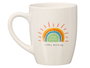 VESSIA Taza de Porcelana Sunshine 350ml Blanco-Multicolor