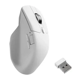 Keychron Ratón Gaming M6 Inalámbrico 30000 dpi Óptico Blanco Ergonómico