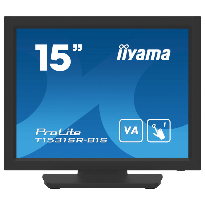 IIYAMA T1531SR-B1S 38.1cm (15") 1024x768 LCD 4:3 Touch HDMI+DP VA