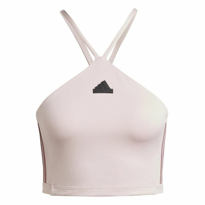 Camiseta de Tirantes Mujer Adidas Tiro Cut Summer Triangle Rosa Camiseta de Tirantes Mujer Adidas Tiro Cut Summer Triangle Rosa