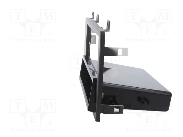 METRA Bastidor de montaje de radio para Volvo, 1 DIN y 2 DIN, negro