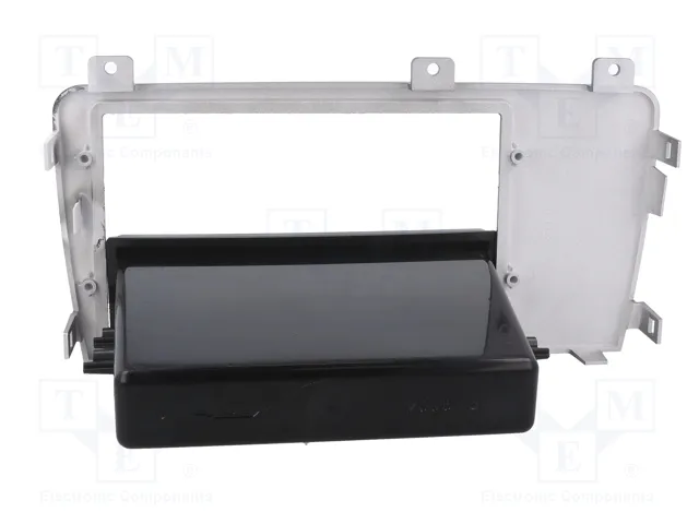 METRA Bastidor de montaje de radio para Volvo, 1 DIN y 2 DIN, negro