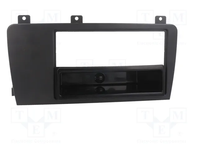 METRA Bastidor de montaje de radio para Volvo, 1 DIN y 2 DIN, negro