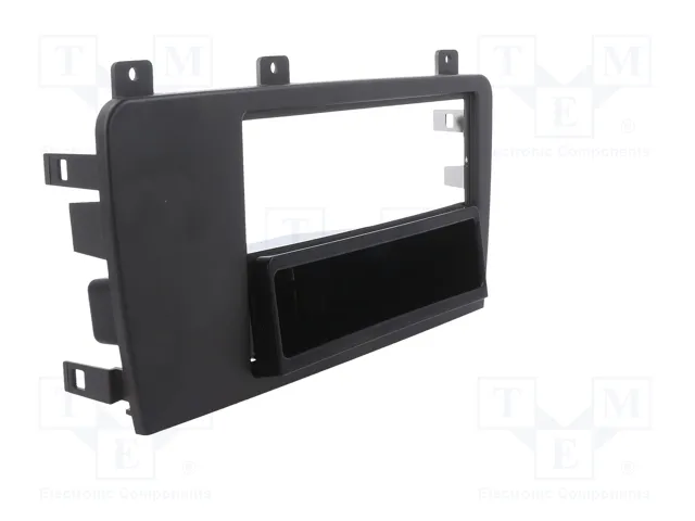 METRA Bastidor de montaje de radio para Volvo, 1 DIN y 2 DIN, negro