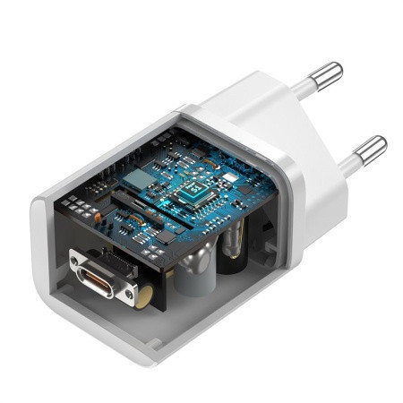 Baseus Super Si Quick Charger 1C 25W EU White CCSP020102