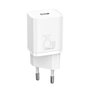 Baseus Super Si Quick Charger 1C 25W EU White CCSP020102