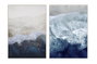 DKD Home Decor Cuadro Lienzo PS 103X4,5X143 Playa Surtido de 2 piezas