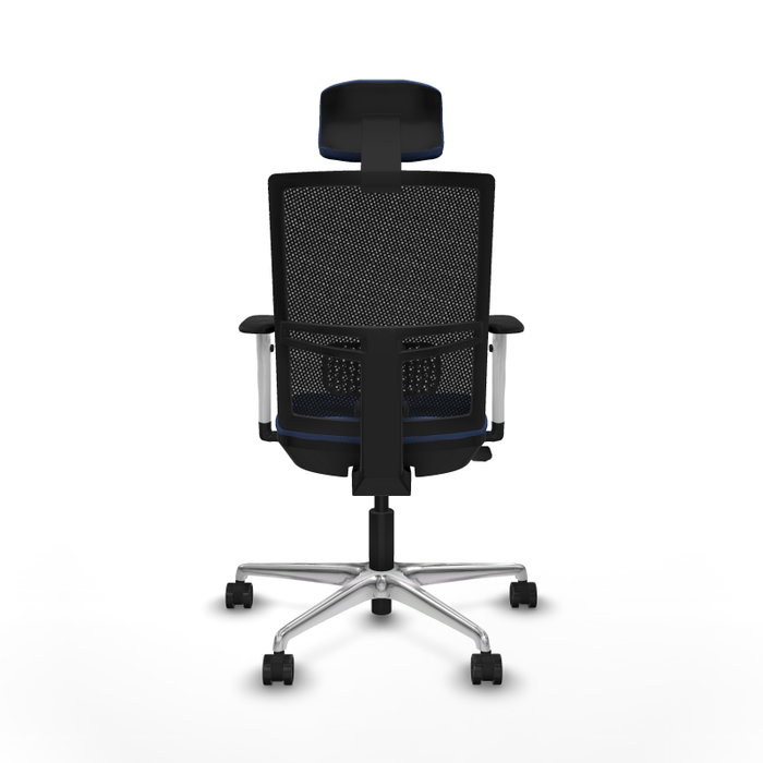 PIQUERAS Y CRESPO Silla de oficina Yunquera con mecanismo Sincro/Traslack Azul marino y Negro PIQUERAS Y CRESPO Silla de oficina Yunquera con mecanismo Sincro/Traslack Azul marino y Negro