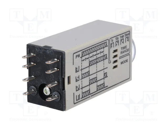 OMRON H3YN-2 Relé de tiempo 100-120VAC DPDT OMRON H3YN-2 Relé de tiempo 100-120VAC DPDT