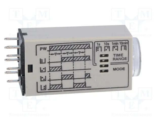 OMRON H3YN-2 Relé de tiempo 100-120VAC DPDT OMRON H3YN-2 Relé de tiempo 100-120VAC DPDT