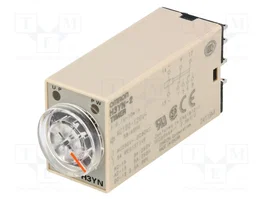 OMRON H3YN-2 Relé de tiempo 100-120VAC DPDT