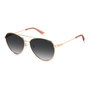Polaroid PLD-4142-G-S-X-DDB Gafas de sol con cristal gris y montura dorada