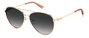 Polaroid PLD-4142-G-S-X-DDB Gafas de sol con cristal gris y montura dorada