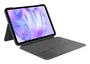 Logitech Combo Touch Funda con Teclado para iPad Pro 11 Pulgadas (M4) - Grafito, QWERTY Español