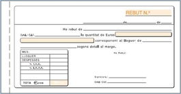 Talonario Catalan Alquiler Iva Duplicado Loan (Set de 10)
