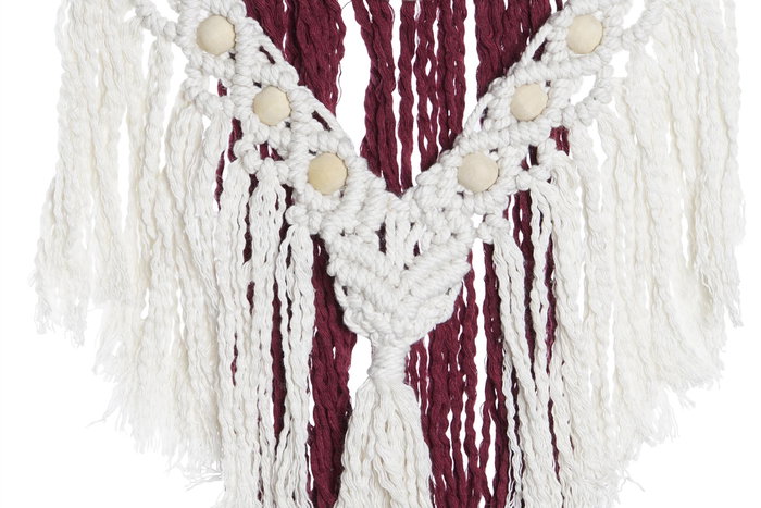 DKD Home Decor Decoración Colgante Macramé 30x1x57 Surtido de Colores