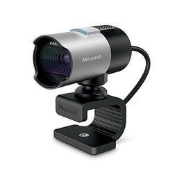 Microsoft LifeCam Studio - Cámara Web Full HD 1080p, 2 MP, 1920 x 1080 Pixeles, 30 fps, Micrófono Incorporado, USB 2.0, Negro/Plata