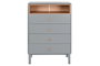 DKD Home Decor Chifonier Gris 80 x 40 x 117 cm