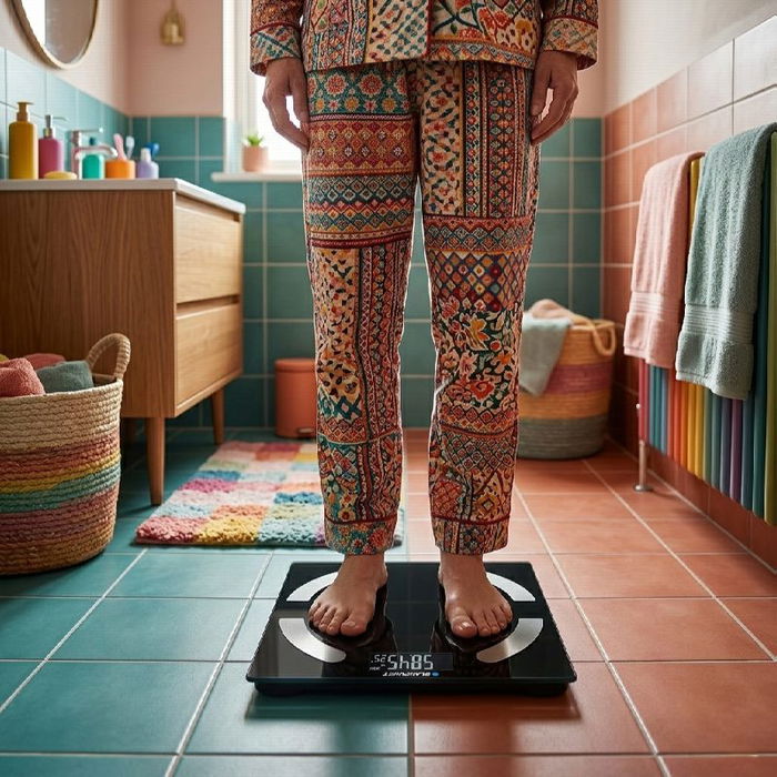 BLAUPUNKT - Báscula de Baño Digital para Medir Peso y Masa Corporal - BASCULA DE BAÑO BLAUPUNKT