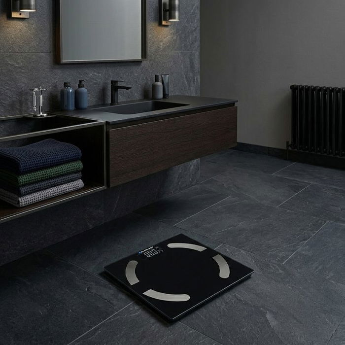 BLAUPUNKT - Báscula de Baño Digital para Medir Peso y Masa Corporal - BASCULA DE BAÑO BLAUPUNKT