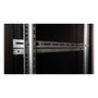 ROLINE 26.21.0152 Servidor Rack 36U 19 Pulgadas, Bastidor Independiente Negro con Puertas de Cristal, Capacidad 1000 kg, 600x1000x1705 mm