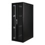 ROLINE 26.21.0152 Servidor Rack 36U 19 Pulgadas, Bastidor Independiente Negro con Puertas de Cristal, Capacidad 1000 kg, 600x1000x1705 mm