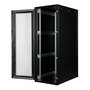 ROLINE 26.21.0152 Servidor Rack 36U 19 Pulgadas, Bastidor Independiente Negro con Puertas de Cristal, Capacidad 1000 kg, 600x1000x1705 mm