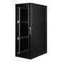 ROLINE 26.21.0152 Servidor Rack 36U 19 Pulgadas, Bastidor Independiente Negro con Puertas de Cristal, Capacidad 1000 kg, 600x1000x1705 mm