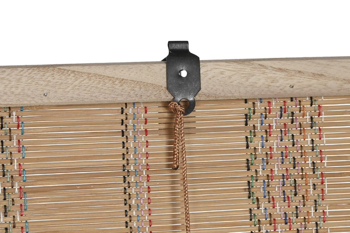 DKD Home Decor Estor Tropical 2 x 175 x 90 cm Multicolor Polyester Bambu DKD Home Decor Estor Tropical 2 x 175 x 90 cm Multicolor Polyester Bambu