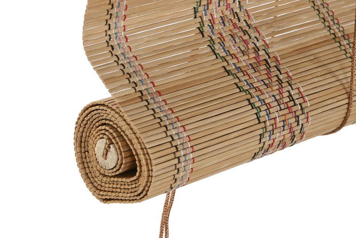 DKD Home Decor Estor Tropical 2 x 175 x 90 cm Multicolor Polyester Bambu DKD Home Decor Estor Tropical 2 x 175 x 90 cm Multicolor Polyester Bambu