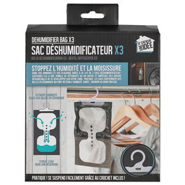 Je cherche une Idee Juego De 3 Bolsas Deshumidificador